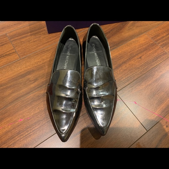 Stuart Weitzman Pipelopez Pointed-toe Loafer - Picture 1 of 4